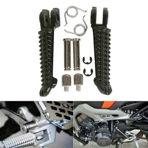 Motorcycle Footrests Foot Pegs Foot rest Rear Front For Yamaha YZF R1 1992-2022 R6 1999-2012 2003-2017 YZF R6S 2003-2008 07 ► Photo 1/6