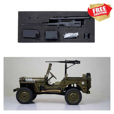 RC Radio control car FMS 1:6 1941 MB SCALER C1089 ROC HOBBY Climber heavy machine gun  decoration option upgrade parts ► Photo 1/3