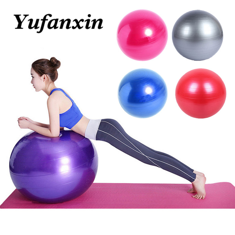 Yoga Balls Gym Sports Pilates Fitness Balance Fitball Exercise Workout Massage 