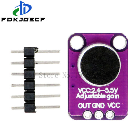 GY-MAX4466 Electret Microphone Amplifier Module MAX4466 Adjustable Gain amplifier module For Arduino ► Photo 1/2