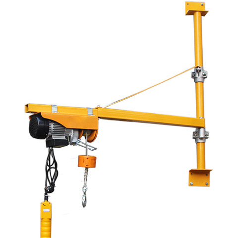 Electric Hoist Small Crane 220V 550W 200KG Small Lifting Machine Wall Fixing Bracket Multi-Functional Household Indoor Hoist ► Photo 1/6