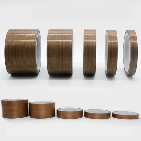 PTFE tape high temperature 300 degree insulation tape vacuum sealing machine insulation 10 meters Polytetrafluoroethylene Tape ► Photo 1/3