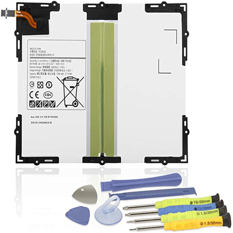 7XINbox 3.8V 7800mAh EB-BT585ABA EB-BT585ABE GH43-04628A Battery Replacement for Samsung Galaxy Tab A 10.1 SM-P580 P585 T580 ► Photo 1/6