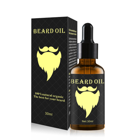 100% Natural 30ML Accelerate Facial Hair Grow Beard Essential Oil Hair and Beard Growth Oil Men Beard Grooming Products ► Photo 1/6