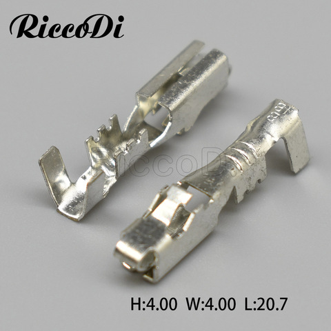 20-500Pcs DJ623-E2.8B 2.8 MM Auto Wire Terminal Brass Crimp Terminals For Fog Lamp Light Connector H11 H8 H9 Xenon Plug ► Photo 1/3