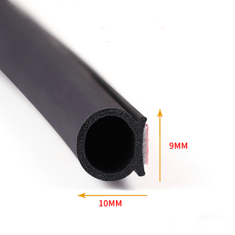 Small D Car Door Weatherstrip Waterproof  Weather Strip Car Rubber Strip Seal Epdm Seal Auto Rubber Door Seals For Car ► Photo 1/6