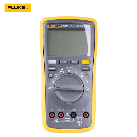 Fluke 17B+ Auto Range Digital Probe Multimeter Meter Temperature & Frequency ► Photo 1/6