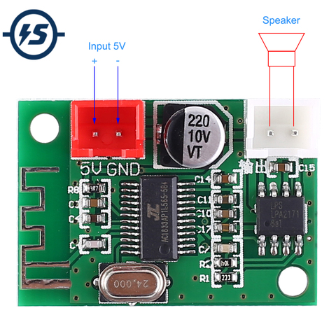 5V Bluetooth Amplifier Module 5W Mono Class D Wireless Lossless Music Player Digital Power Amplifier Finished Board ► Photo 1/6