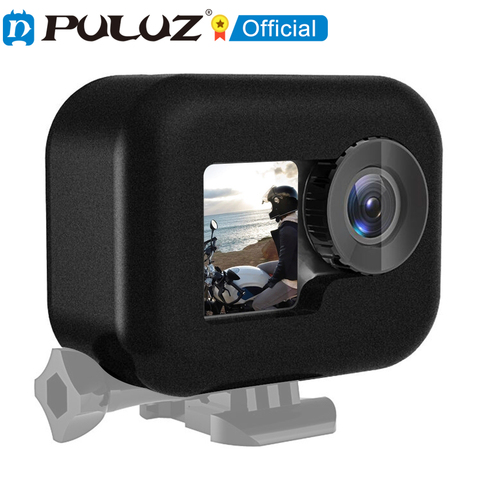 PULUZ Foam Windshield Windslayer Case for DJI Osmo Action with Frame Camera Noise Reduction Housing Case ► Photo 1/6