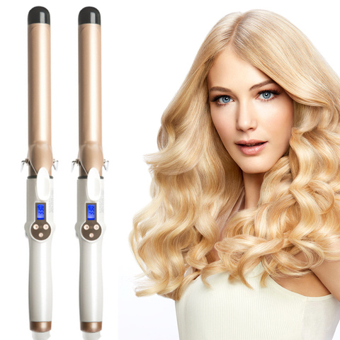 2022 New Electric Hair Curler with LCD Screen Digital Curling Iron Hair Curlers Irons 19-38mm  professional curling iron curler ► Photo 1/6