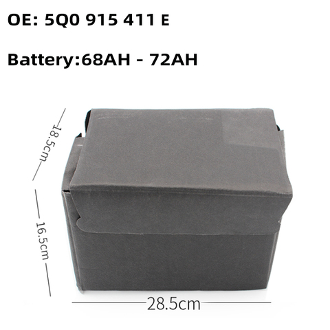 5Q0915411D New Battery Box Tray Bracket Protective Case For VW Golf mk7 7 Jetta Polo Skoda Octavia A5 A7 3 Audi A3 Q2 5Q0915411E ► Photo 1/6