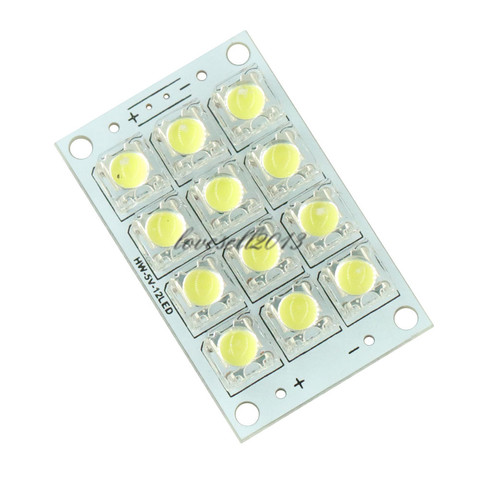 DC 3V-5V 12 LED Super Bright White LED Piranha Board Night LED Lights Lamp Module Board Diy Kit ► Photo 1/4