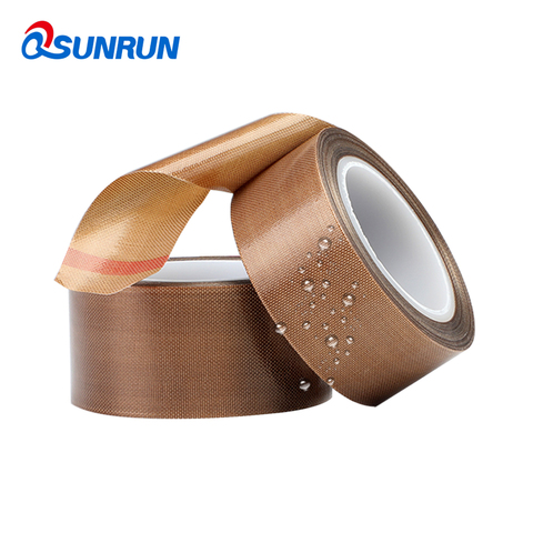 10M/Roll 0.13mm Thickness Sealing Tape Resistant High Temperature Adhesive Cloth Insulation 300°C Vacuum Sealing Machine Tape ► Photo 1/6