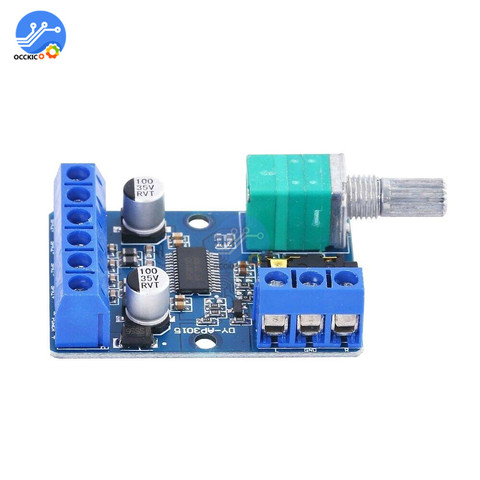 30Wx2 12V/24V Digital Amplifier Board High-Power Stereo HIFI Audio Sound Board Volume Control Subwoofer 30W*2 ► Photo 1/6