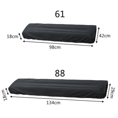 High Quality Dust-proof cover for waterproof adjustable piano keyboard for 61/88-key keyboard hot ► Photo 1/3