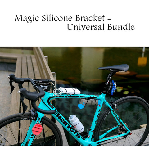 Silicone Bike kettle Bracket Bicycle Shockproof Water Bottle Cage Drink Holder Cycling Anti Slide Phone Mount Holder ► Photo 1/6