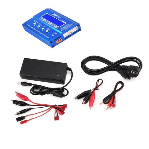 iMAX B6 Mini 80W Digital DC Lipo Li-ion LiFe Battery Balance Charger XT60 Plug + power adapter For RC FPV Racing Camera Drone ► Photo 1/6