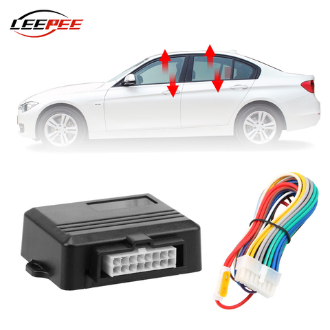 LEEPEE DC 12V Car Window Closer Roll Up Automatic Sensor For 4 Doors Auto Accessories Universal,Easy Install ► Photo 1/6