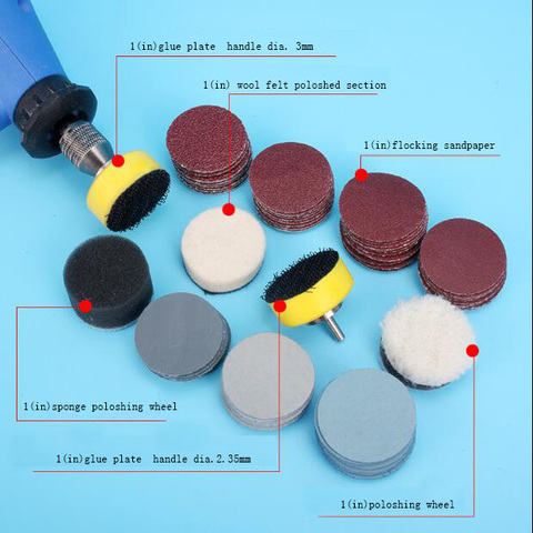 Model Making Tool Electric Grinding Accessory Grinding Sucker Sand Paper Sticky Disk Polishing Wheel ► Photo 1/5