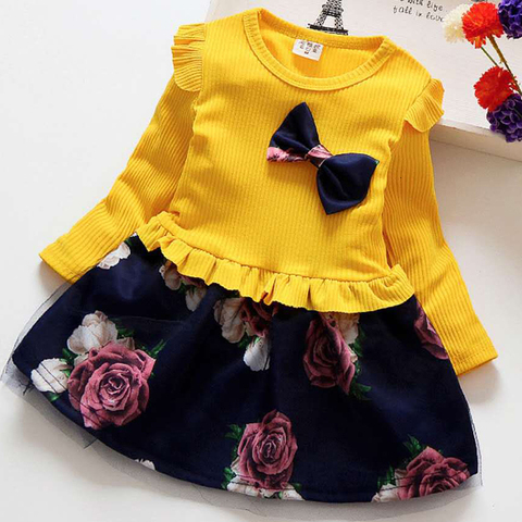 Girls Dress Spring and Autumn Girls Clothing 2022 New Fashion Children's Net Princess Flower Dress Baby Girls Christmas Dress ► Photo 1/6