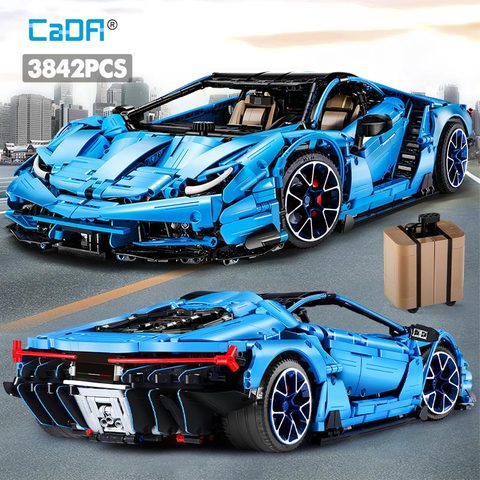 Cada 3842PCS Creator Mad Cow Extreme Sports Vehicle Building Blocks City Technic Racing Car Bricks Collect Gift Toys for Kids ► Photo 1/6