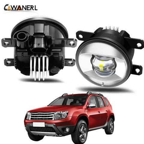 Fog Light Assembly For Renault Duster 2012-2015 Car Front Bumper LED Lens Fog Lamp Daytime Running Light 30W 8000LM 12V ► Photo 1/6