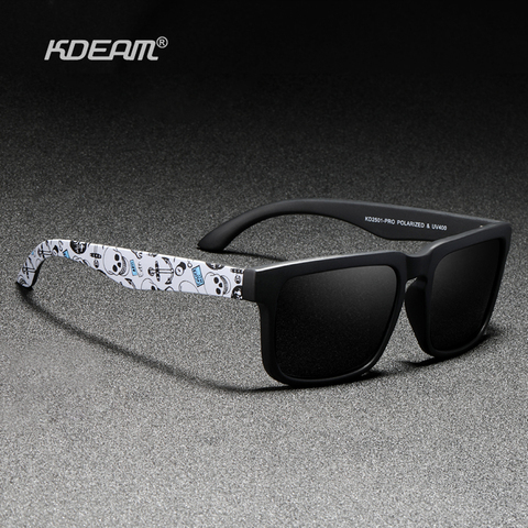 KDEAM New Updated Polarized Men's Sunglasses Real Coating Mirror Lens Couple's Sun Glasses with Tank Hinges 2501-PRO ► Photo 1/6