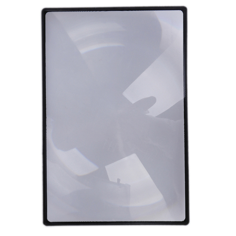 180X120mm Magnifying Glass A5 Flat PVC Magnifier Sheet X3 Book Page Magnification Magnifying Reading Glass Lens Tool Parts ► Photo 1/6