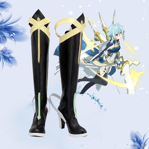 Sword Art Online Alicization Asada Shino Boots Cosplay Sinon Anime Shoes ► Photo 1/2