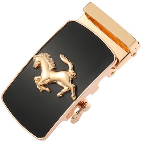 2022 Automatic belt buckle for men High quality alloy material gold silver horse Adaptation width 3.5CM Designers fashion brand ► Photo 1/6