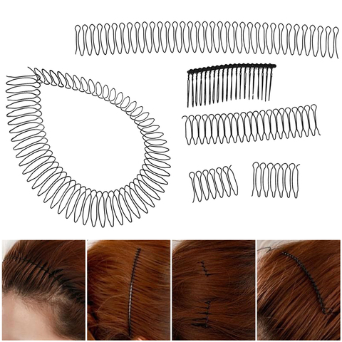 U Shape Hair Finishing Fixer Comb Teeth for Extra Hold Baby Hairs Flyaways Women and Girls Invisible Hairstyle Hair Accessories ► Photo 1/6