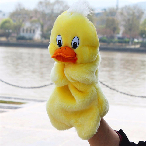 Hand Puppet Doll Family Duck Animal Plush 32cm Birthday New Year 2022 Gifts Party Toys For Girls Kids ► Photo 1/6