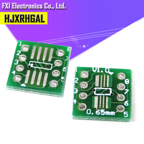 20PCS TSSOP8 SSOP8 SOP8 to DIP8 Transfer Board DIP Pin Board Pitch Adapter  igmopnrq ► Photo 1/2