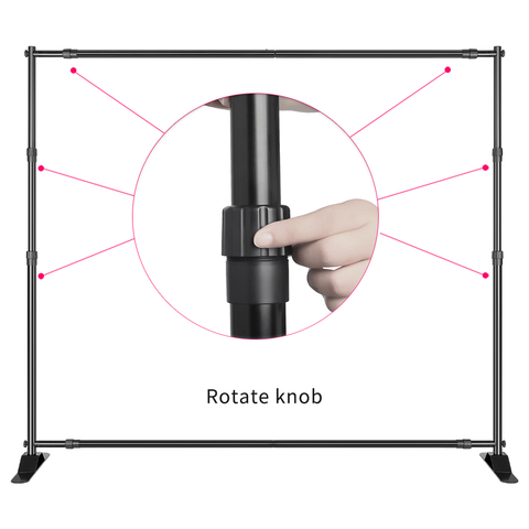 2.5x3M Backdrop Background Stand Frame Support System Muslin Green Screen With OXford Bag For Photography Photo Studio Video ► Photo 1/6