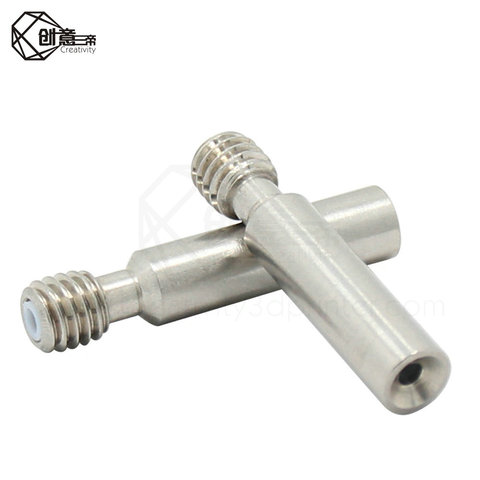 Creativity MK8 Heatbreak All Metal Heat Break 1.75mm Throat PTFE Teflon M6 Length 30mm for Makerbot 3D Printer Extruder Hotend ► Photo 1/6