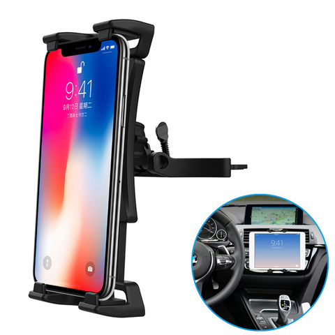 Vmonv Adjustable Car CD Slot Tablet Phone Car Holder for iPhone X 8 Samsung 4-13 Inch Tablet Stand for iPad Air Mini Pro 12.9 ► Photo 1/6