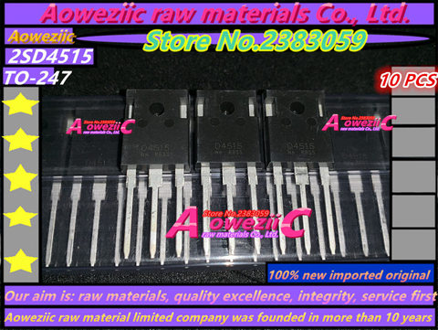 Aoweziic  100% new imported original   2SD4515 D4515 3DD4515 switching power supply transistor 450V 15A ► Photo 1/2