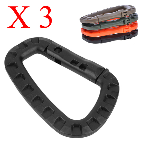 Quickdraw attach Outdoor Mountain Buckle Hike Hang Carabiner Climb Bushcraft Snap molle Clasp Clip Hook Hanger Webbing Web Camp ► Photo 1/1