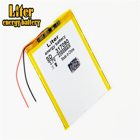 3.7V 307090 287090 317090 2200mAh polymer lithium battery domestic Tablet PC MID e-book such as universal ► Photo 1/4