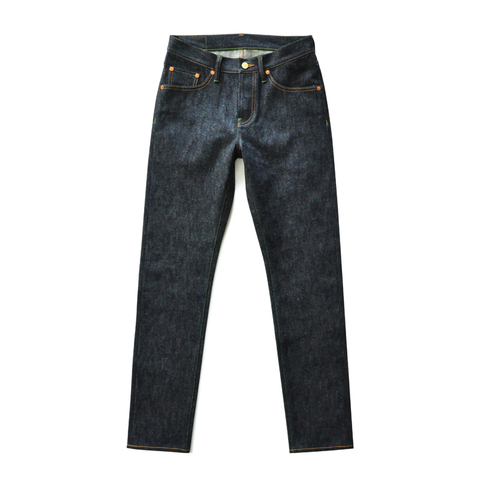 SAUCE ORIGIN 910-CL Selvedge Jeans Raw Jeans Mens Jeans  Mens Jeans Brand   American Cotton Slim Fit Jeans for Men blue jeans ► Photo 1/5