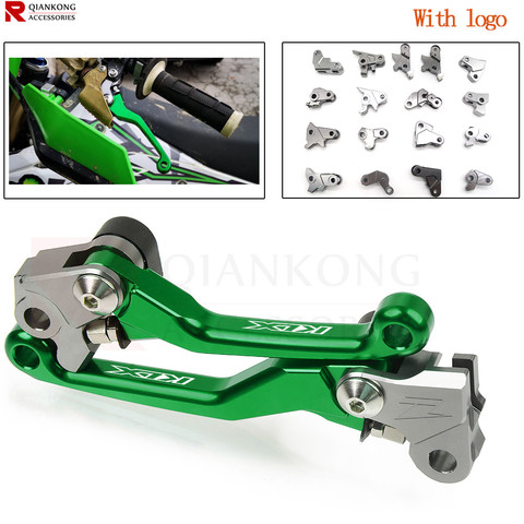 For KAWASAKI KX KLX 65 80 85 120 125 250 450 F Motorbike Custom Made Brake Clutch Lever KLX125 KLX250 KX65 KX80 KX85 KX125 KX250 ► Photo 1/6