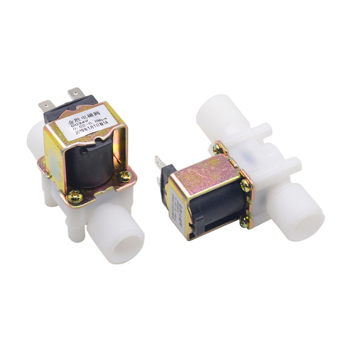 1/2 plastic Solenoid Valve Magnetic switch for Pneumatic Controller switch of Water dispenser washing Machine 12V/24V/220V ► Photo 1/6