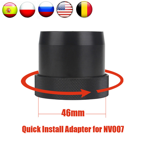 Original Design 46mm Quick Install Adapter Bayonet PARD NV007 Night Vision  Scope Camera Fast Install Sleave Bracket Adapter ► Photo 1/6