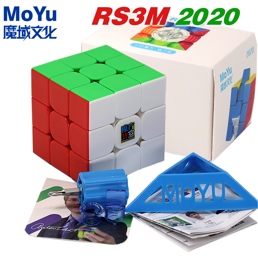Buy Online Magic Puzzle Cube Moyu Rs3m 2020 My Rs3 M 3x3x3 3x3 Professional Magnetic Cube Twisty Toys Game Puzzles Alitools