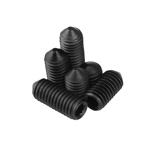 10/20pcs Black Cone Cup Point Grub Screws Set Screw 12.9 Grade Inner Hexagon M2.5-M12 ► Photo 1/6