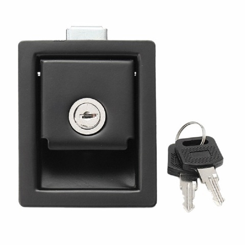 Rv Car Paddle Entry Door Lock Latch Handle Knob Camper-Trailer Pull Type Panel Door Lock ► Photo 1/6