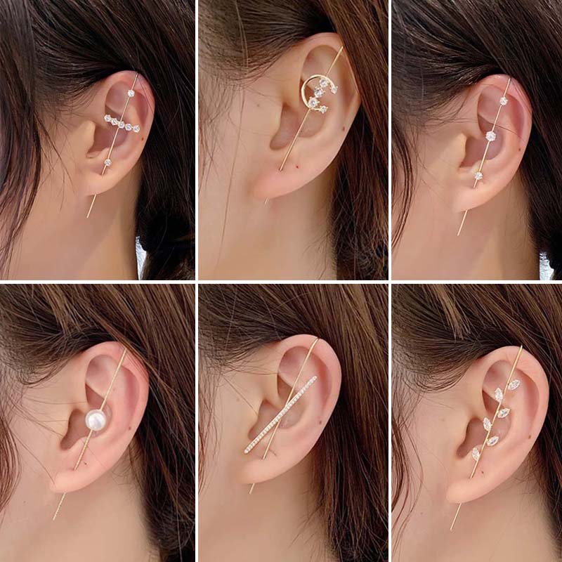  YoYio Korean Earring Claw Ear Hook Clip Earrings for