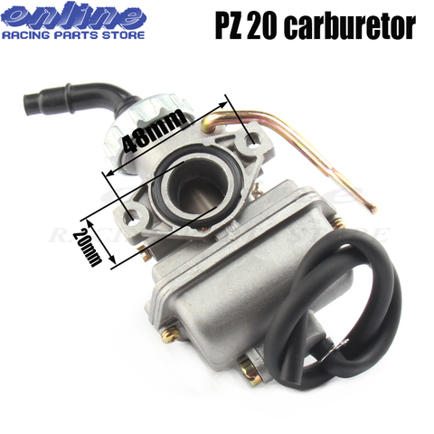 PZ20 carburetor for 50cc 70cc 90cc 110cc 125cc pit dirt bike 20mm ATV quad