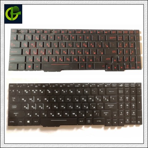 for Asus Rog GL553VW GL553VD Palmrest Upper Top Case Cover backlit red Keyboard 