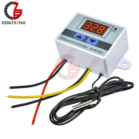 W3001 AC 110-220V Isolated Voltage Regulator Digital Thermostat Temperature Controller Incubator Indoor Heating Cooling Control ► Photo 1/6